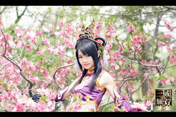《真三国无双5》貂蝉绝美cos图集