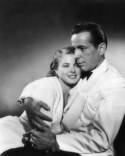 电影《北非谍影》;;主演:亨弗莱-鲍嘉 / 英格丽-褒曼