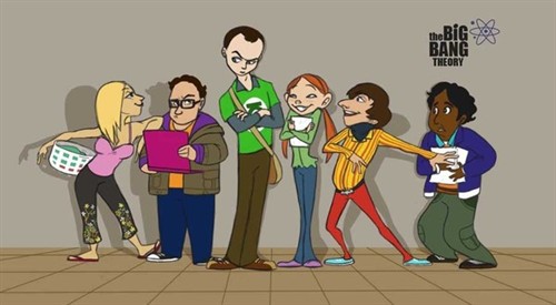 Sheldon和他的朋友们(贴图)~生活大爆炸
