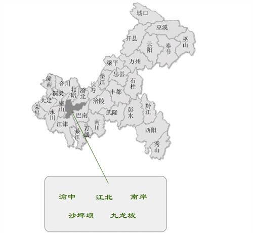 重庆市政区图