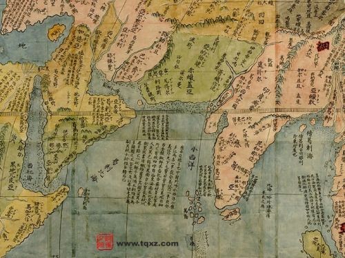 明朝令人惊叹的世界地图