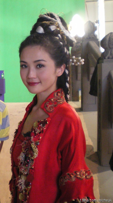 蔡卓妍@电视剧《剑侠情缘》拍摄花絮 及 剧照