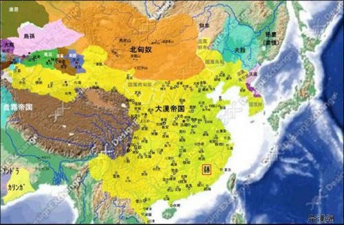【图片】日本教科书上的中国历史地图(ii)图片