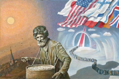 苏联瓦解政治讽刺漫画!经典!感慨!