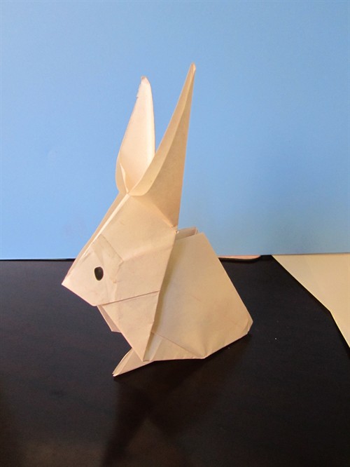 兔年动手折小兔~心灵手巧大会!