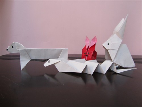 兔年动手折小兔~心灵手巧大会!