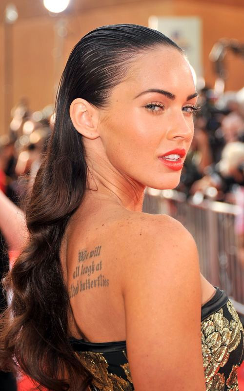 欧美女星个性纹身