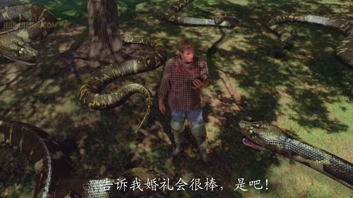 巨蟒大战恐鳄:故事OUT,画面很美,特效就不说了