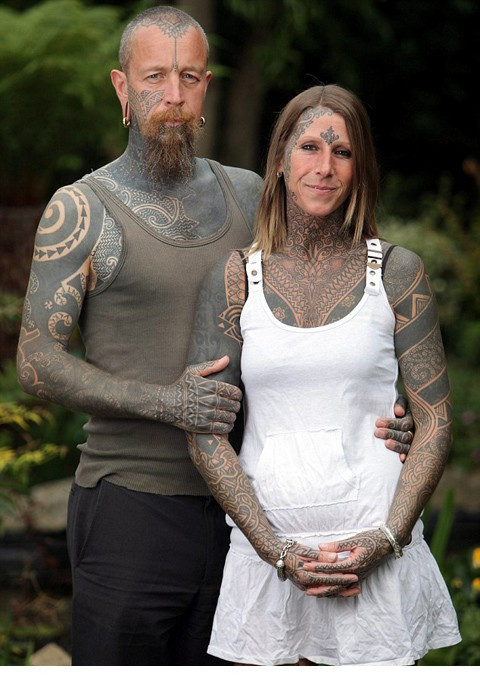 半佛半魔纹身图案内容图片分享