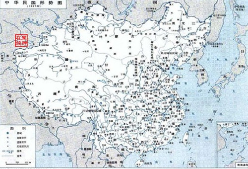中国朝代地图与简史