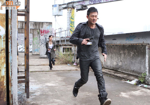 《雷霆扫毒》枪战戏探班~happy sir 林峰-影视