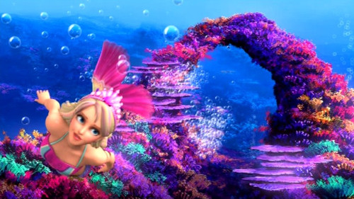 《芭比之美人鱼历险记2》(2012) 魅力冲浪公主