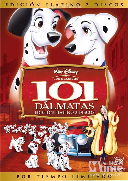 101忠狗One Hundred and One Dalmatians(1961)DVD封套(西班牙) #02