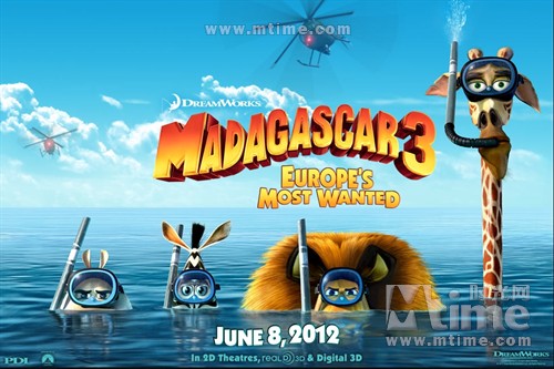 马达加斯加3Madagascar 3: Europe's Most Wanted(2012)预告海报 #05