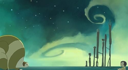 夜之曲手绘动画的童稚可爱