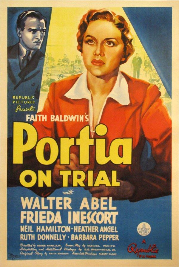 Portia on Trial海报