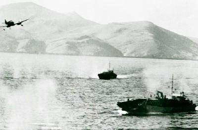水陆战将海报
