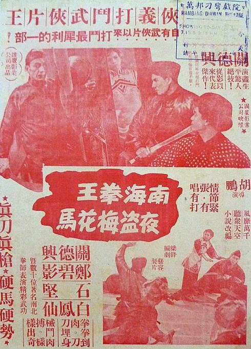 南海拳王夜盗梅花马海报