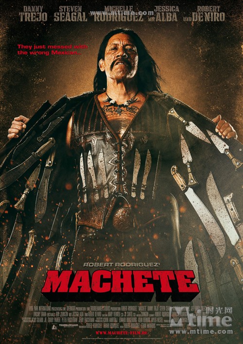 弯刀machete(2010)海报(德国) 