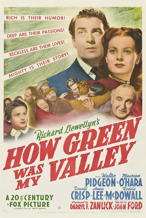 青山翠谷how green was my valley(1941)海报#02