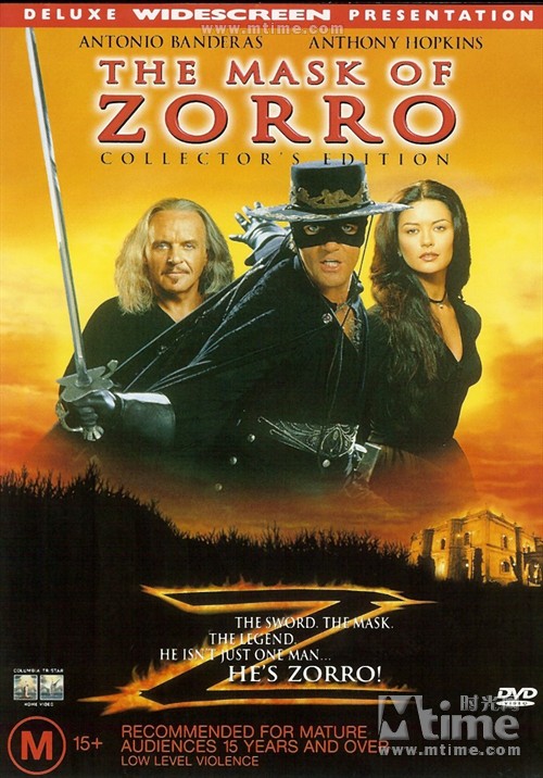 佐罗的面具the mask of zorro(1998)dvd封套 #07