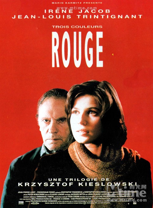蓝白红三部曲之红trois couleurs: rouge(1994)海报(法国) #01