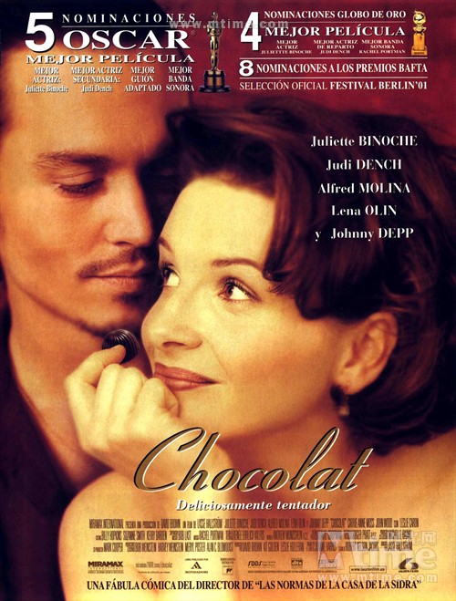 浓情巧克力chocolat(2000)海报(西班牙) 