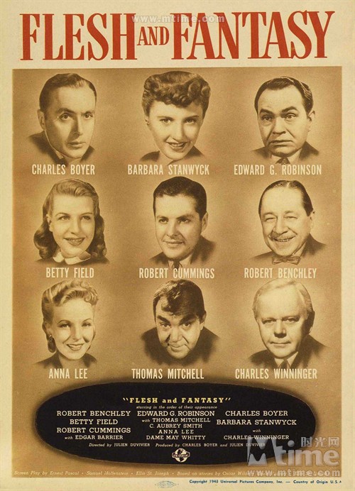 灵与肉flesh and fantasy(1943)海报 #01