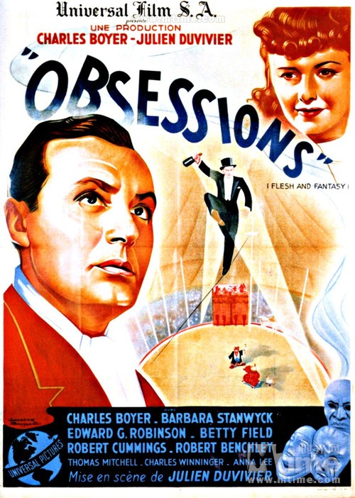 灵与肉flesh and fantasy(1943)海报(法国) #01