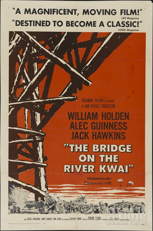 桂河大桥the bridge on the river kwai(1957)海报 #11