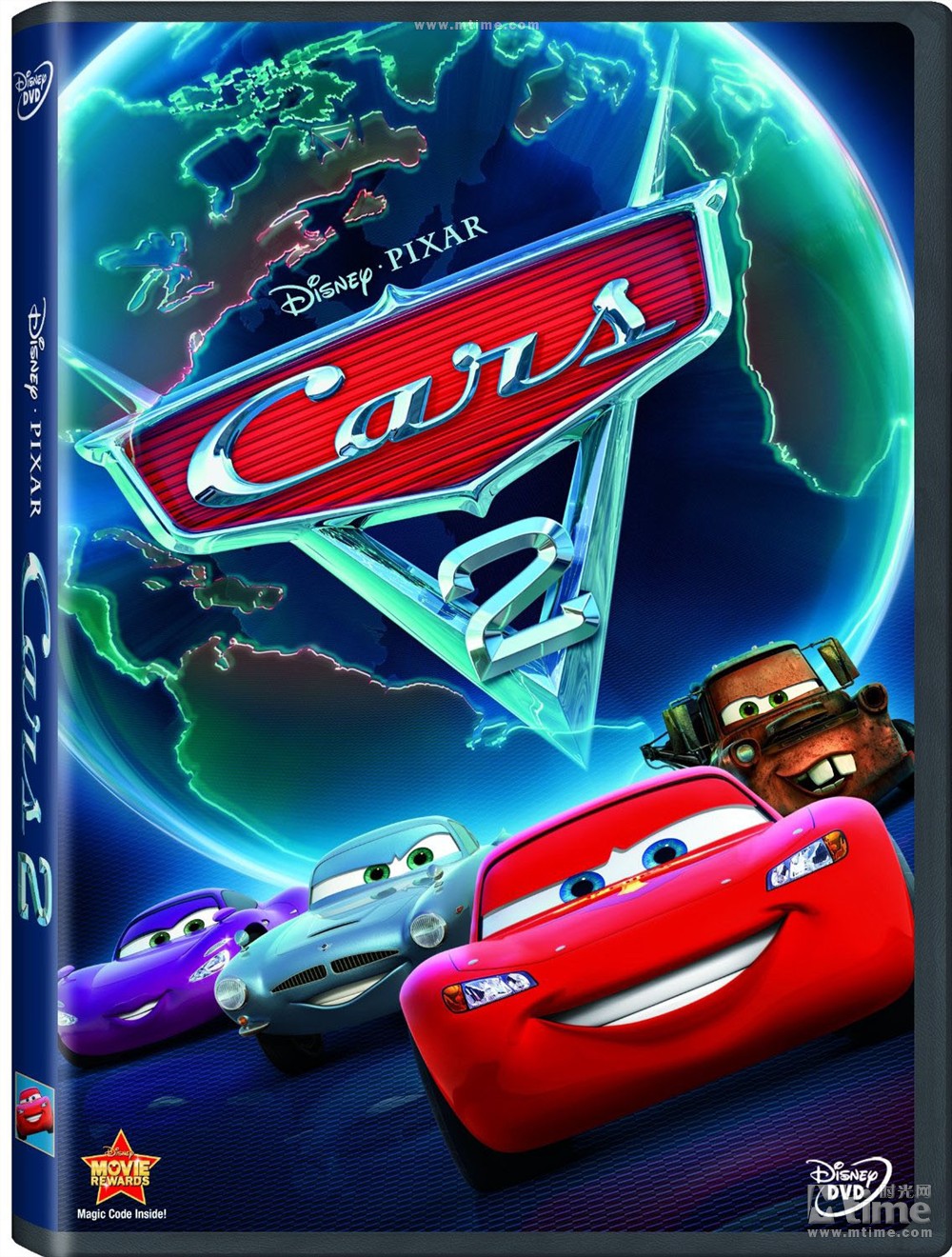 赛车总动员2 dvd封套 - mtime时光网
