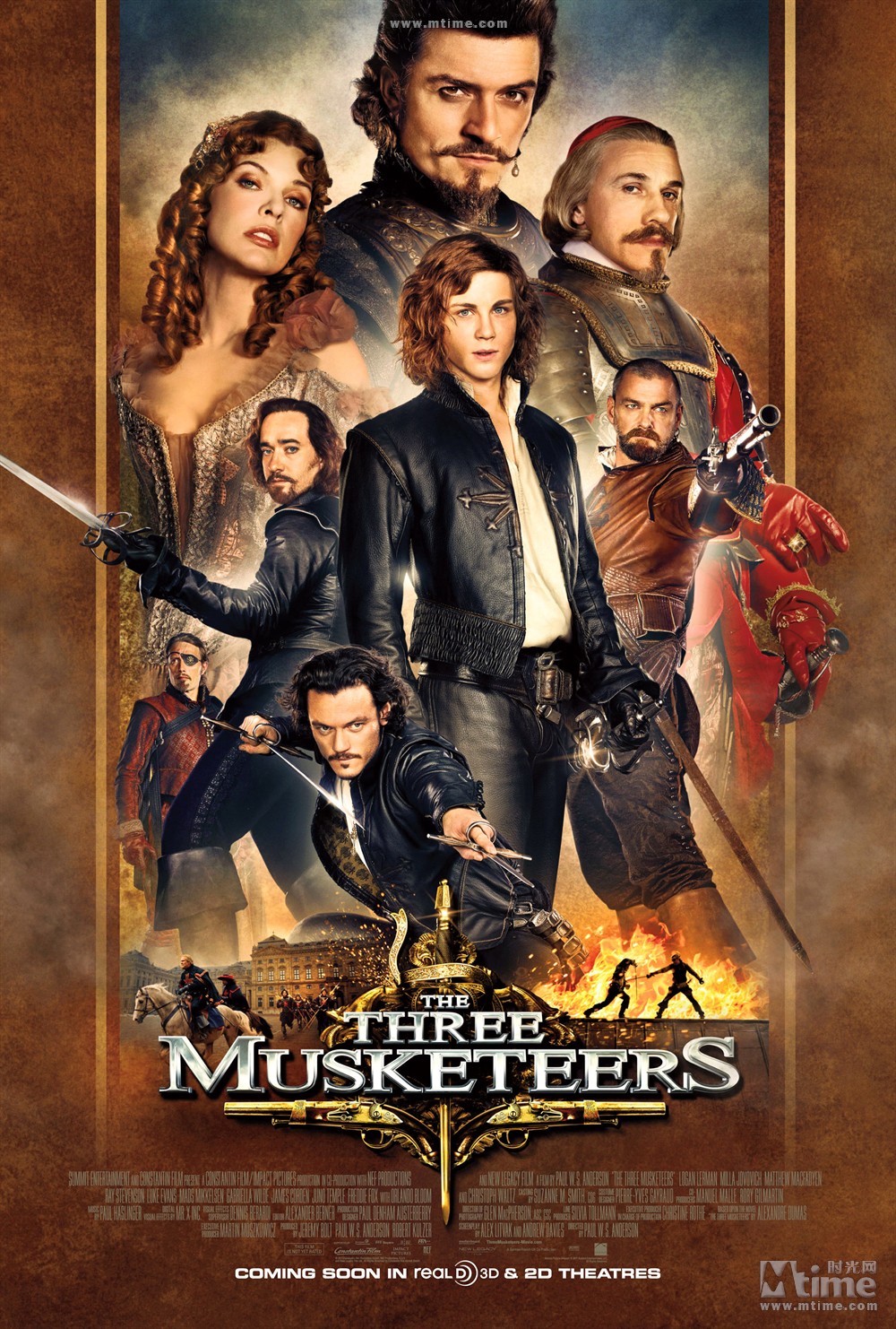 三个火枪手 正式海报 - mtime时光网