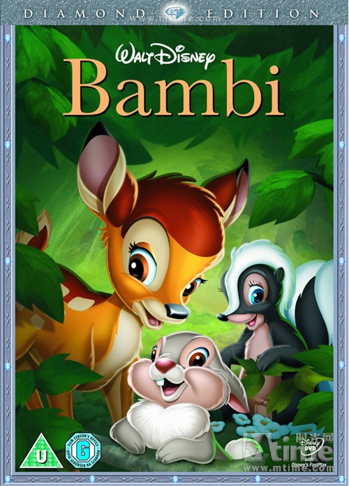 小鹿斑比bambi(1942)dvd封套(英国) #01