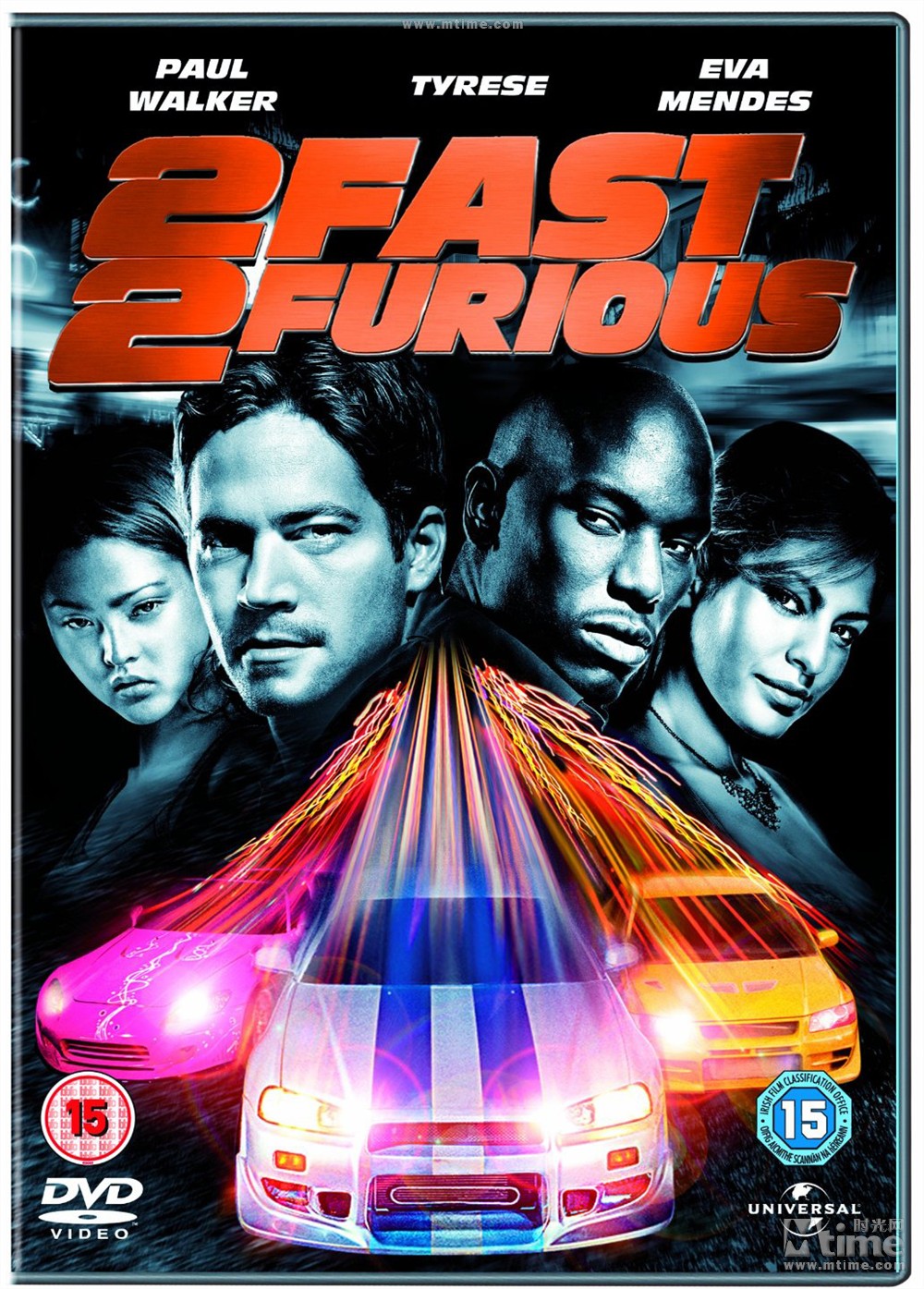 速度与激情2 dvd封套 - mtime时光网