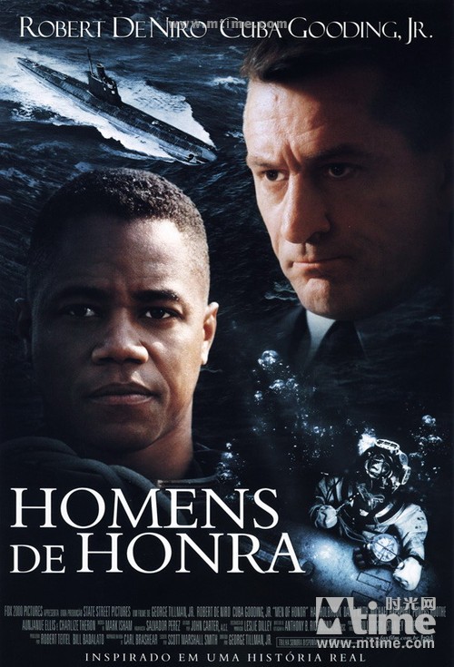 怒海潜将men of honor(2000)海报(巴西) #01