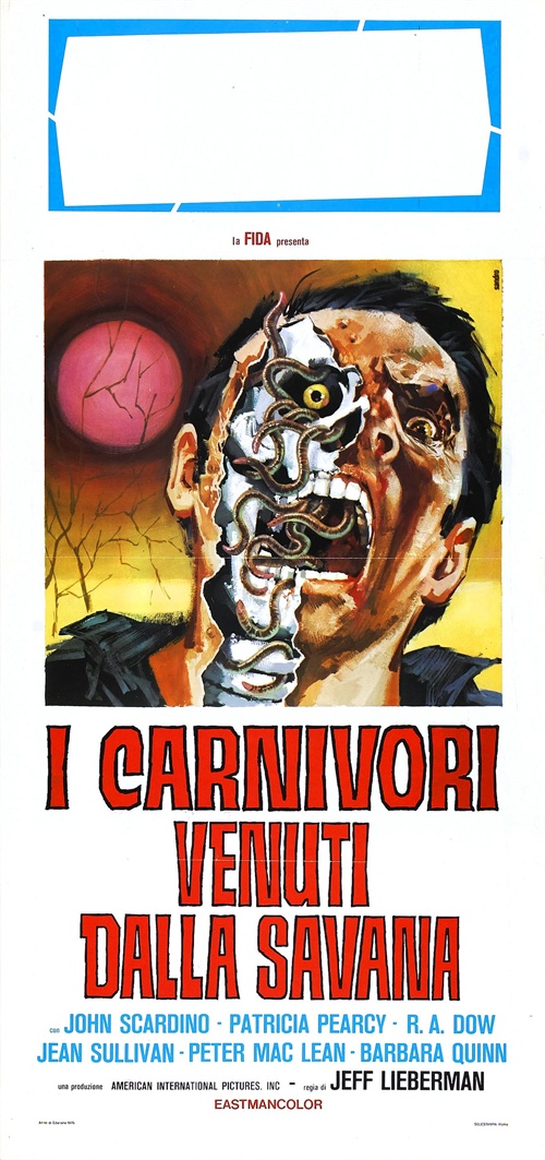 恐怖食肉虫squirm(1976)海报(意大利) 