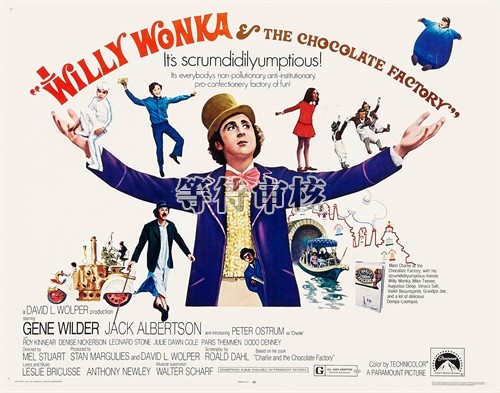 欢乐糖果屋willy wonka & the chocolate factory(1971)海报(英国)