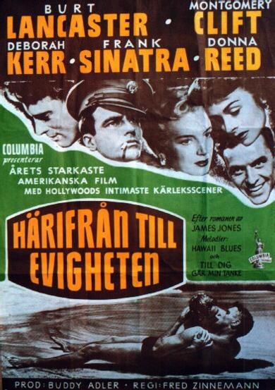 乱世忠魂from here to eternity(1953)海报(瑞典) #01